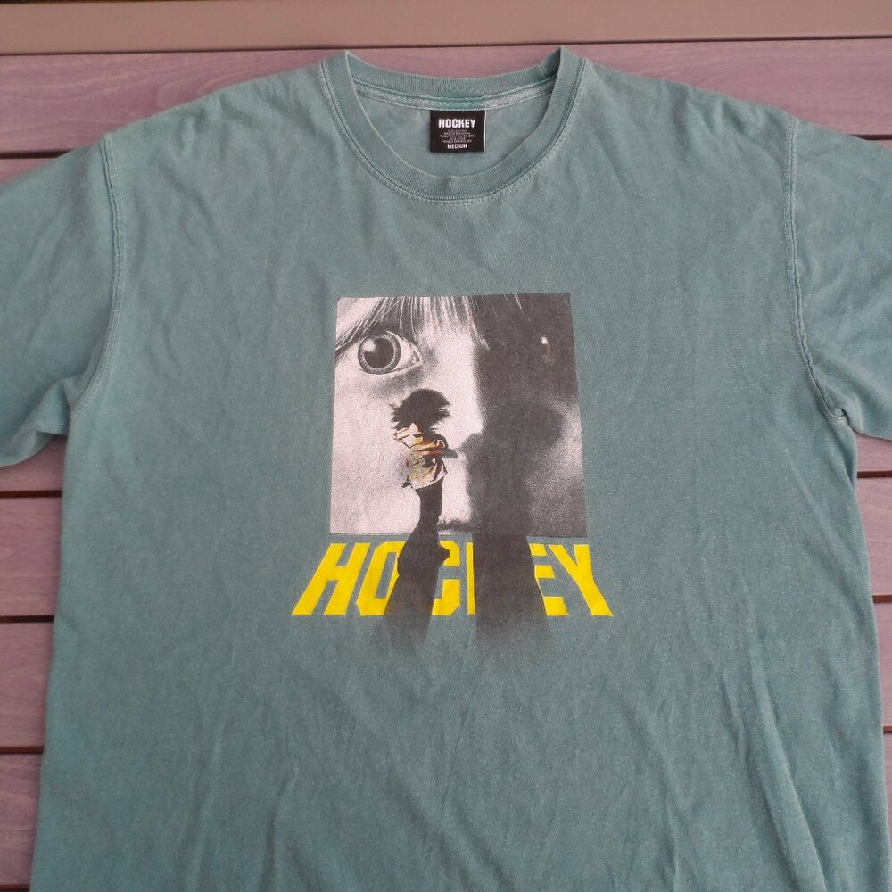 Hockey Men's  T Shirt Size M "Eyes Without a Face" Graphic Tee- $15 pre-owned